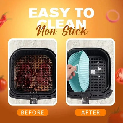 🎁New Year Hot Sale 50% OFF🎁Air Fryer Silicone Baking Tray🍟Buy 2 Get 1 Free&Free Shipping
