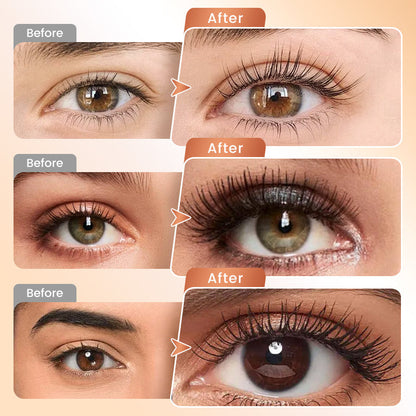 ✨ Waterproof Fiber Mascara - Intense Length & Curl with Enriched Fibers for Clump-Free Volume All Day 🌟