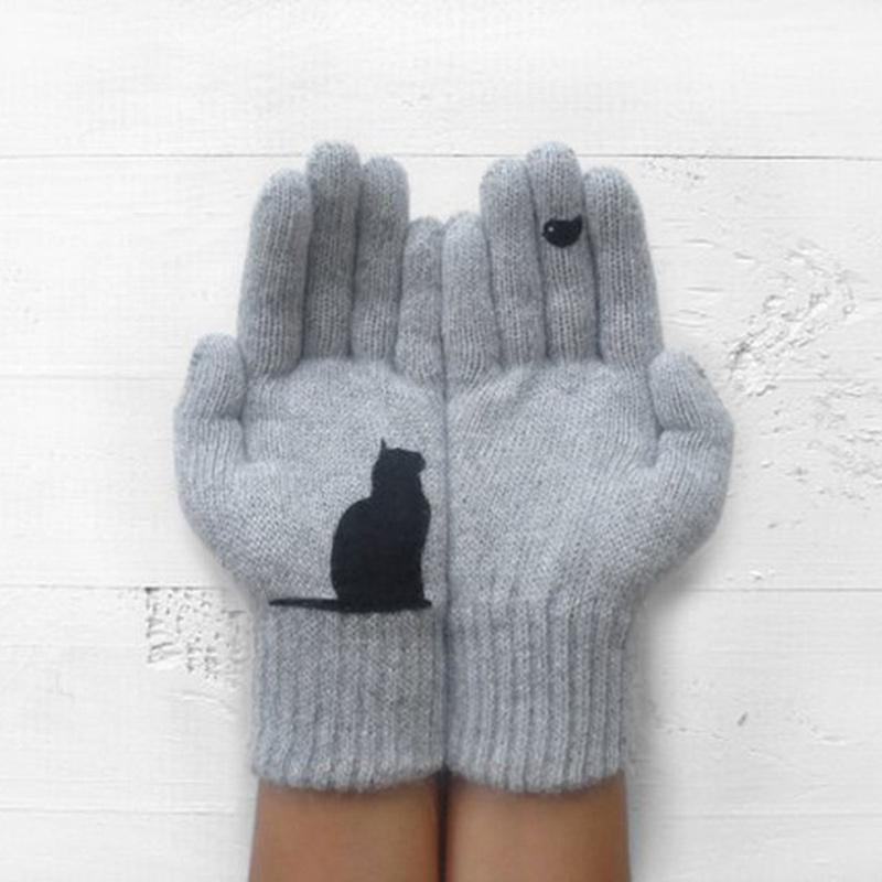 🎅Chrsitmas Sale 49% OFF🐱Cat Fan Cotton Gloves🎁Buy 3 Pairs Pay 2