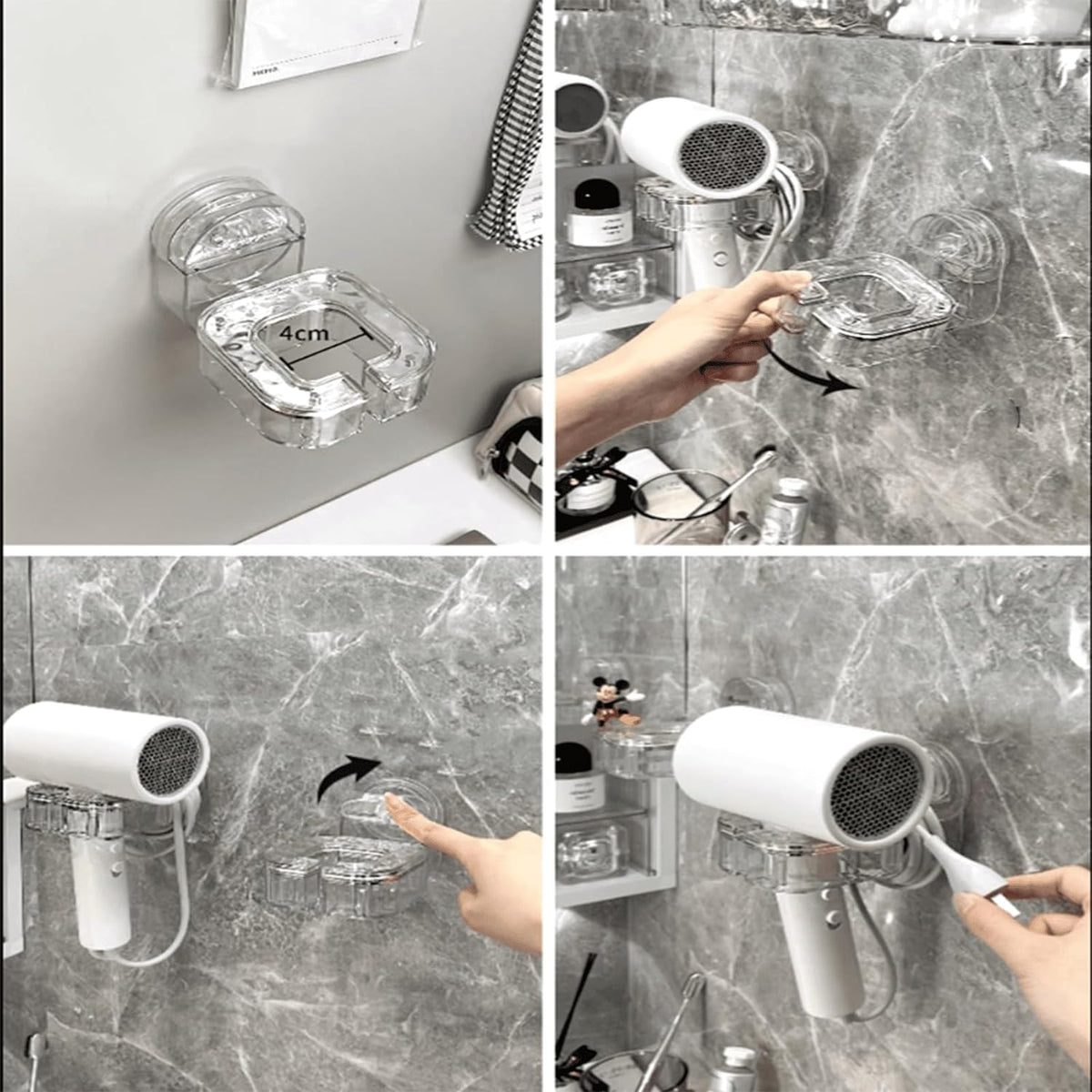 🔥New Year Sale 50% OFF - Punch-Free Rotating Hair Dryer Rack