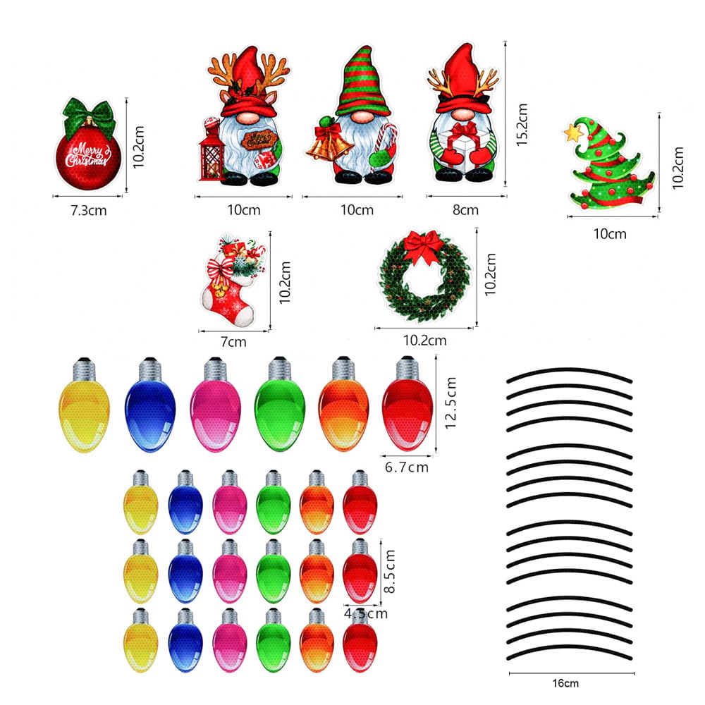 🎅Christmas Sale 49% OFF🔥Magnet Reflective Light Bulb Decorations✨