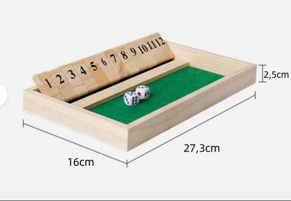 🎅 Christmas Sale 49% Off 🔥FUN FAMILY GAMES - Shut The Box Board Game 🎲