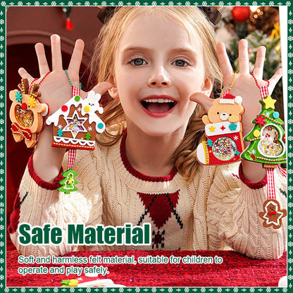 🎅Christmas Sale 49% OFF🎄Christmas Themed Felt Decoration DIY Material Package