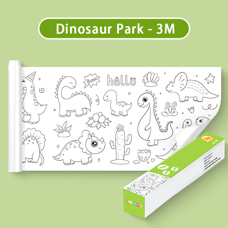 🎅Christmas Sale 49% OFF🎄Children's Drawing Roll🎁Buy 3 Pay 2