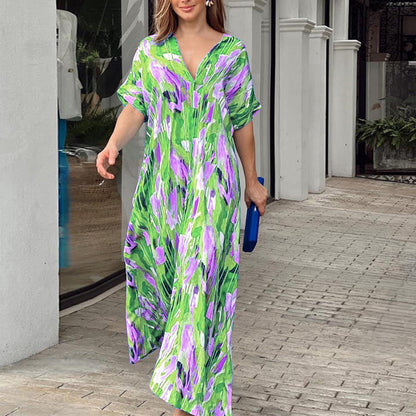 🎉Buy 2 Get 10%off🎉Casual dress with painted print(7 Colors)