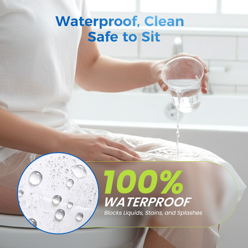🎁2026 Hot Sale！✨️Buy 3 Get 2 Free 🎁No Worry Of Public Toilet Anymore👋💥 Disposable Plastic Toilet Seat Cover