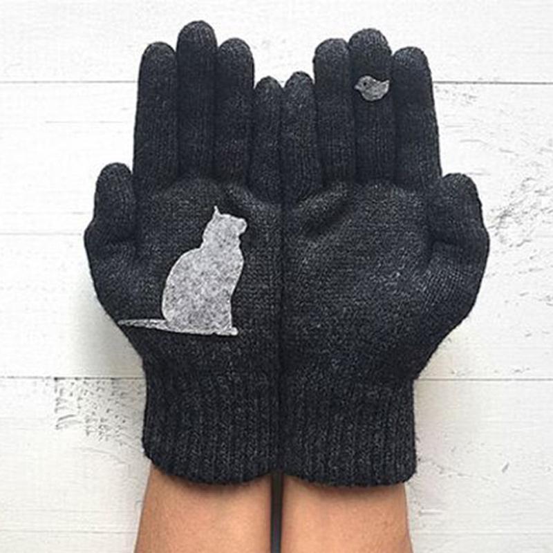 🎅Chrsitmas Sale 49% OFF🐱Cat Fan Cotton Gloves🎁Buy 3 Pairs Pay 2