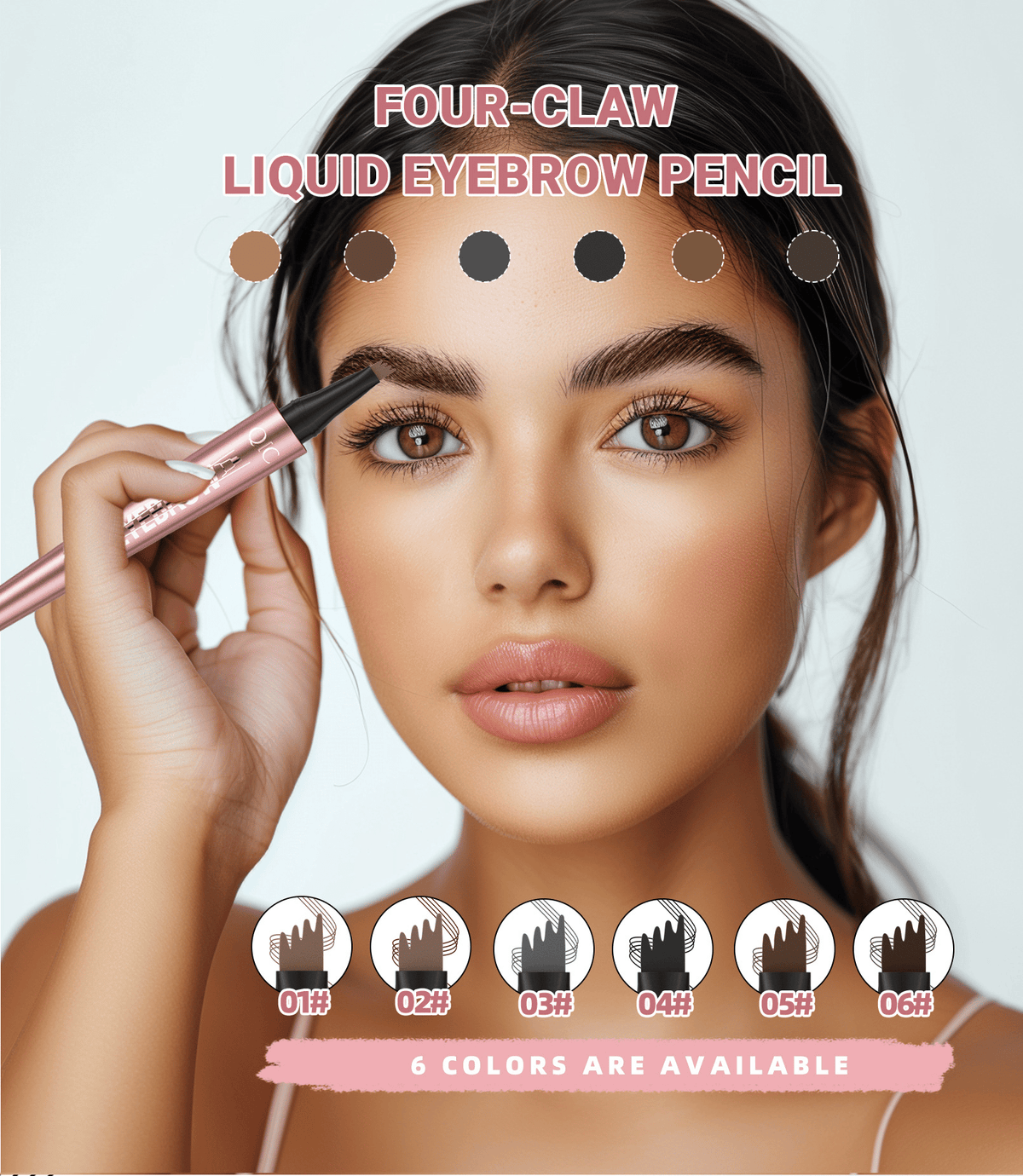 🏆 Last Day Special Price £9.99! 💐 BUY 1 GET 1 FREE 🖌️3D Microblading Eyebrow Pencil – 4-prong tip creates natural hair-like strokes. 🎁