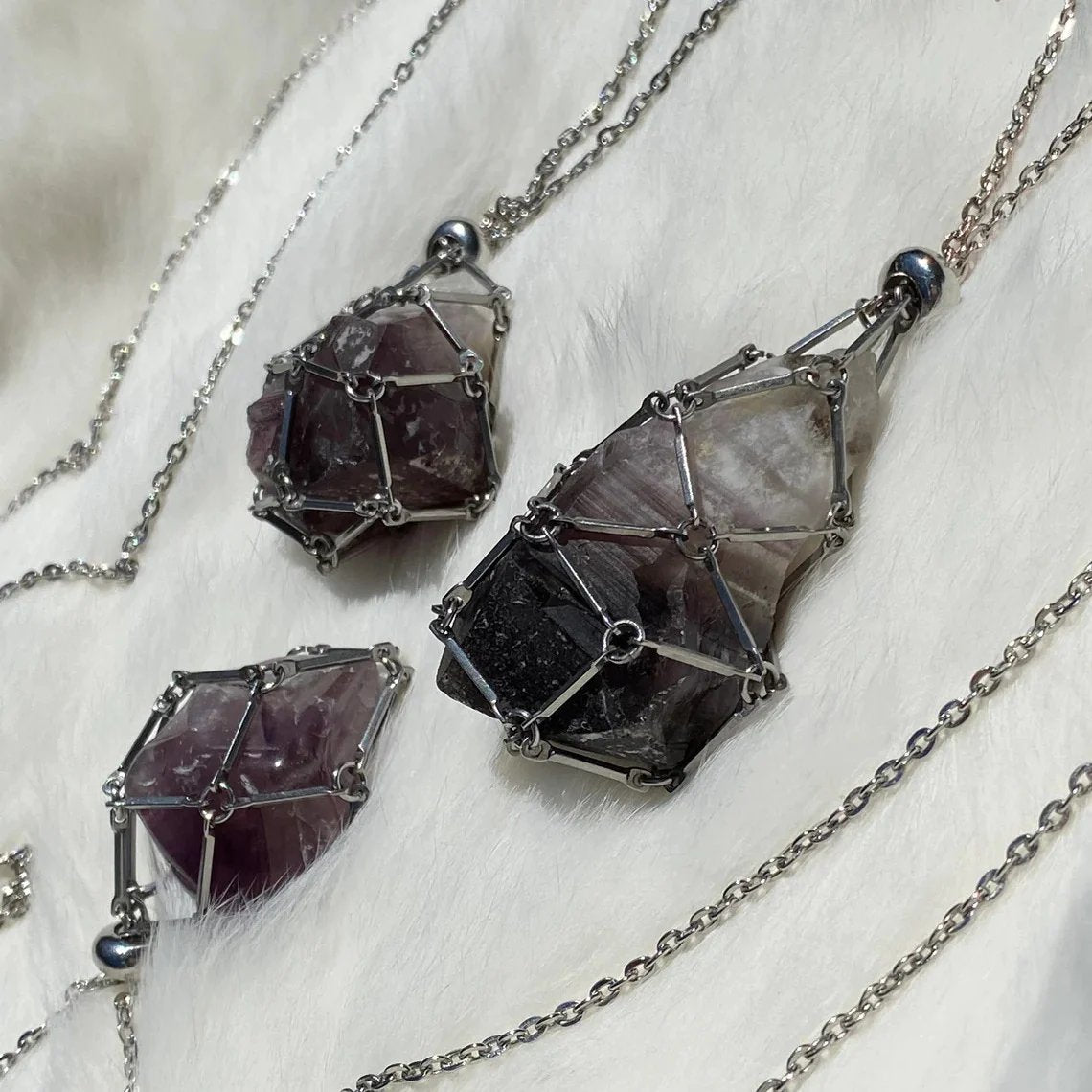 🔥Hot Sale 49% OFF - 2023 Crystal Stone Holder Necklace🎁
