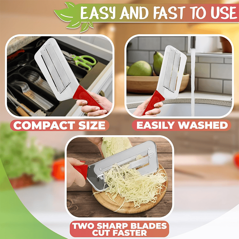 🍳Stainless Steel Shredder Knife - Save your cooking time and energy! ⏳