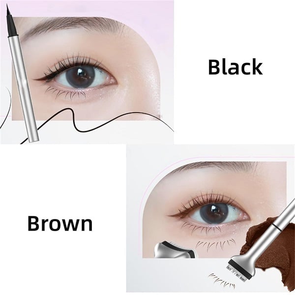Black (Eyeliner+Stamps*2+Eyeliner Liquid)