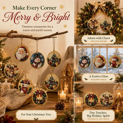 🔥LAST DAY SALE ONLY ￡7.99!!🔥Christmas DIY Painting Hanging Ornaments Set