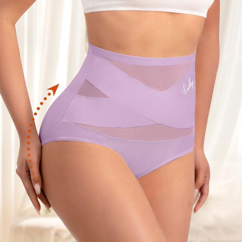 🔥🔥As low as £2.77 per item!!Limited Sale-50% OFF💕Plus-Size High-Waist Cross Tummy Control Panties