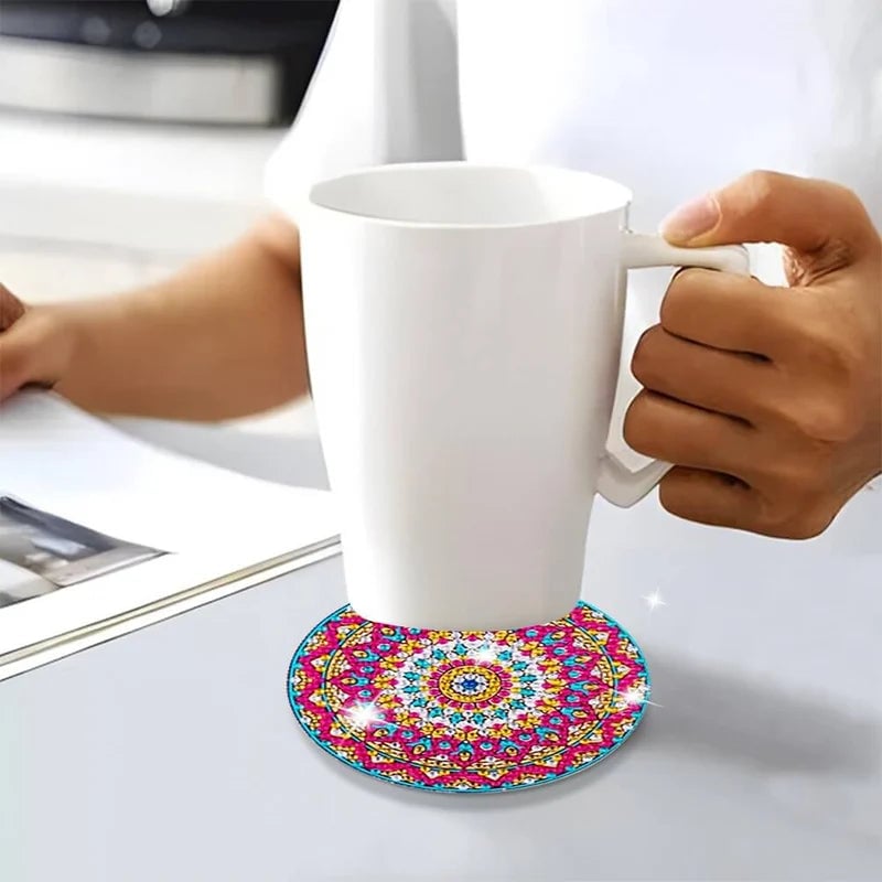 🎅Christmas Sale 50% OFF🌸DIY Diamond Crafts Coasters🎁Buy 2 save 20%&Free Shipping
