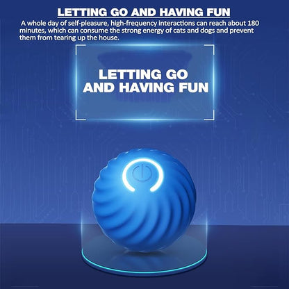 ⏳Black Friday Sale - ￡8.99!!🏆Flash Sale⚡50K+ SOLD! Almost Gone💥Automatic Smart Teasing Dog Ball That Can't be Bitten🐶