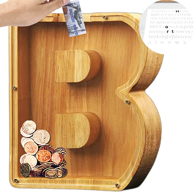 🔥HOT SALE🔥Piggy Bank-Wood Gift For Kids