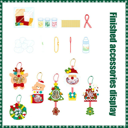 🎅Christmas Sale 49% OFF🎄Christmas Themed Felt Decoration DIY Material Package
