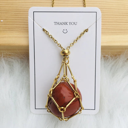 🔥Hot Sale 49% OFF - 2023 Crystal Stone Holder Necklace🎁