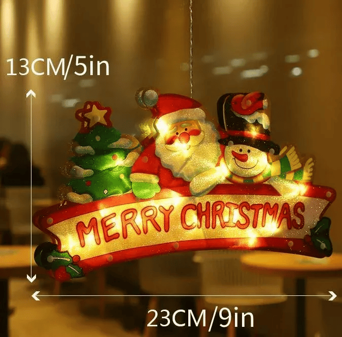 🎅Christmas Sale 49% OFF🎄Christmas Window Hanging Lights🎁Buy 3 or more get Free Shipping