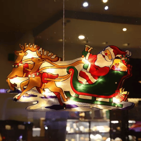🎅Christmas Sale 49% OFF🎄Christmas Window Hanging Lights🎁Buy 3 or more get Free Shipping