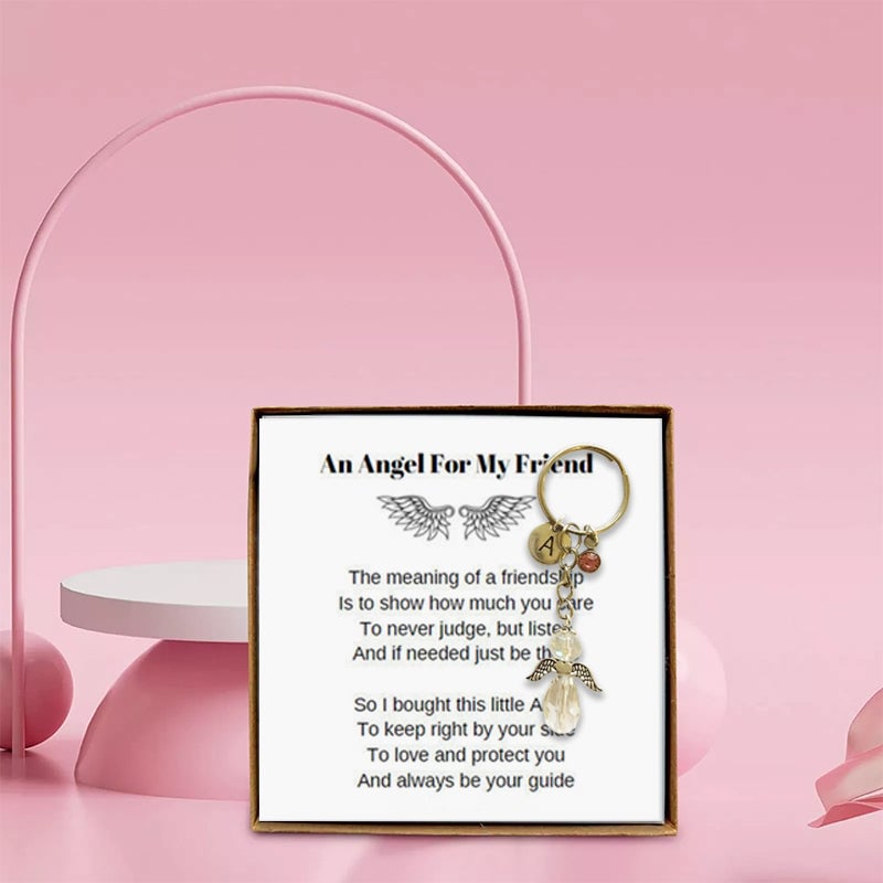 💕LAST DAY 50% OFF 💕Friendship gift • Guardian Angel Keychain🎁Buy 3 save 15%&Free Shipping