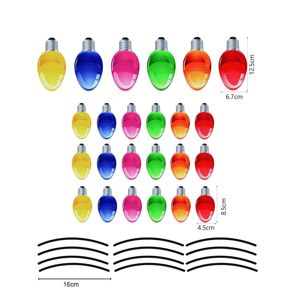 🎅Christmas Sale 49% OFF🔥Magnet Reflective Light Bulb Decorations✨