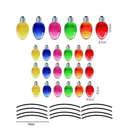 🎅Christmas Sale 49% OFF🔥Magnet Reflective Light Bulb Decorations✨
