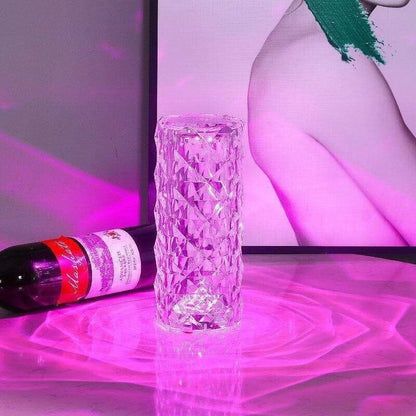🔥Hot Sale 49% OFF💎16 Colours Rose Rays Crystal Diamond Table Lamp