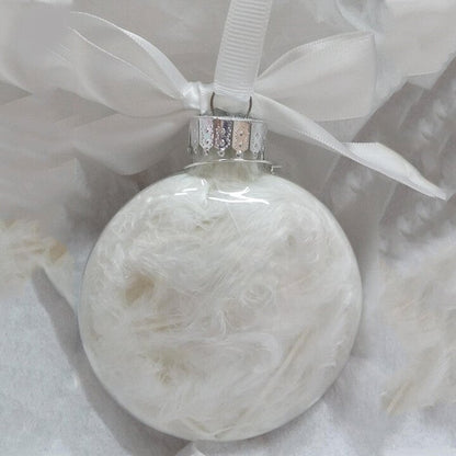 🎅Christmas Sale 55% OFF - Christmas Ornaments Feather Ball👼Angel In Heaven Memorial Ornament