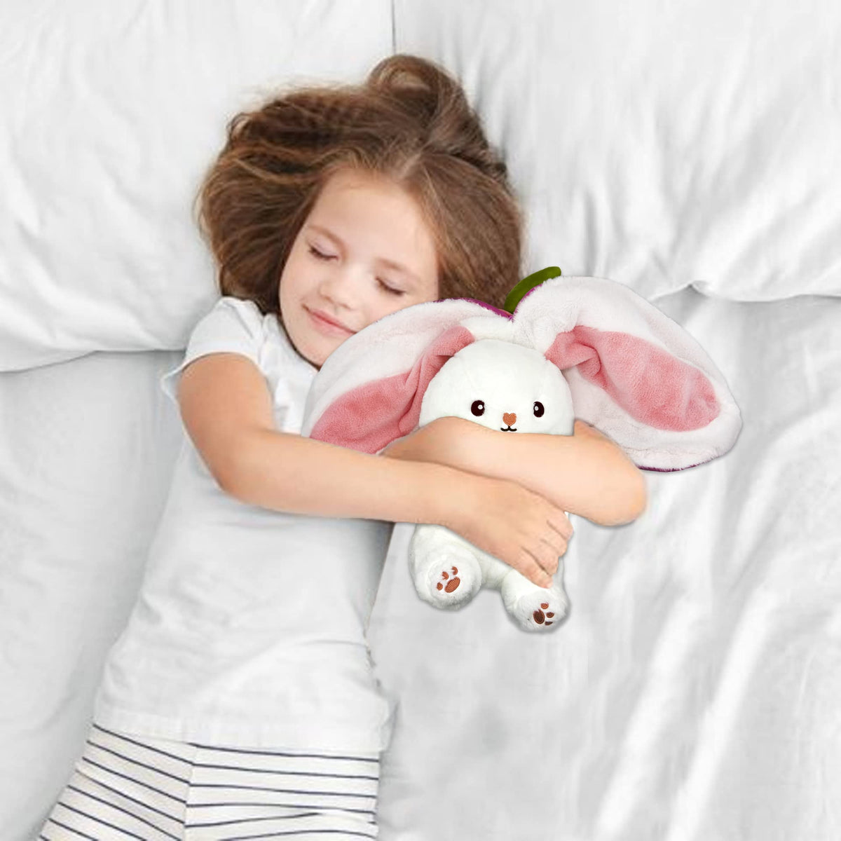 🐇Easter Promotion 49% OFF🍓Strawberry Bunny Transformed into Little Rabbit🎀Fruit Doll Plush Toy🐰