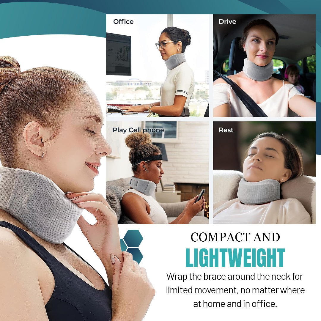 🔥Adjustable Neck Support Brace - Relieves Neck Pain and Spine Pressure🎁Buy 3 Pay 2