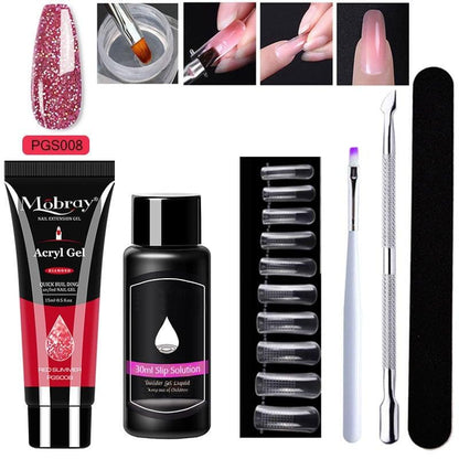 🔥Hot Sale 49% OFF🔥Luxury Crystal Nail Extension Gel Set🎁Buy 3 Pay 2(code:UV)