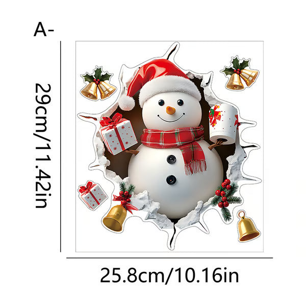 ⏳Surprise price: ￡5.99!!🔥🎅Christmas Creative Wall Sticker