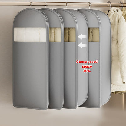 🔥2025 Hot Sale✨️Space Saving Hanging Garment Bag with Self Compression Zipper