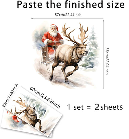 ⏳Surprise price: ￡5.99!!🔥🎅Christmas Creative Wall Sticker
