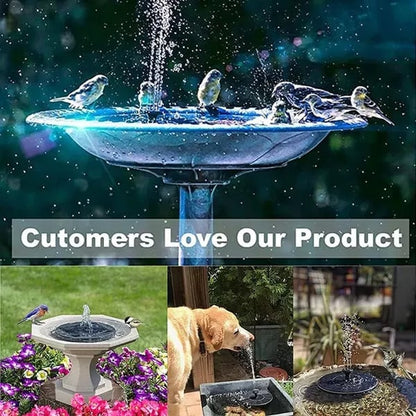 🔥LAST DAY SALE ￡9.99!!🔥Upgraded Solar Powered Water Fountain Pump With Accessories