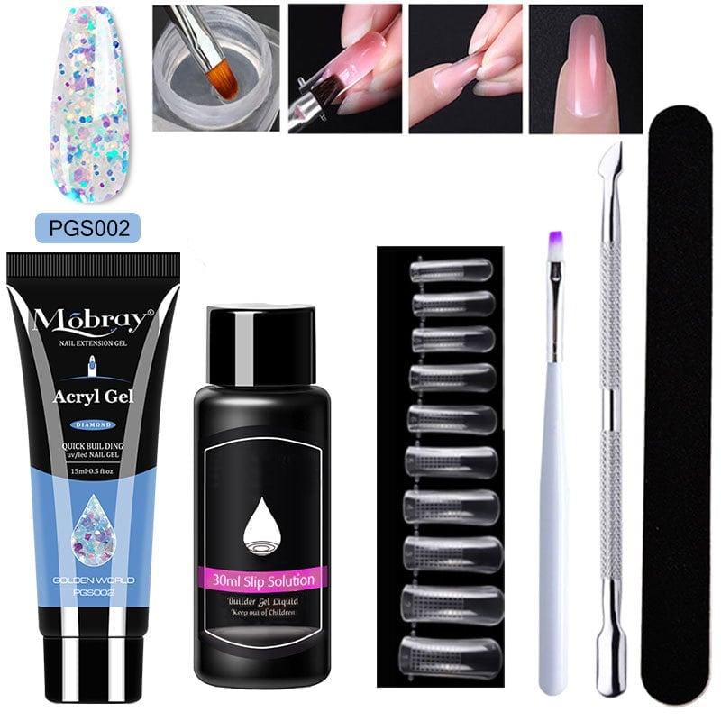🔥Hot Sale 49% OFF🔥Luxury Crystal Nail Extension Gel Set🎁Buy 3 Pay 2(code:UV)