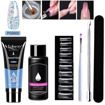 🔥Hot Sale 49% OFF🔥Luxury Crystal Nail Extension Gel Set🎁Buy 3 Pay 2(code:UV)