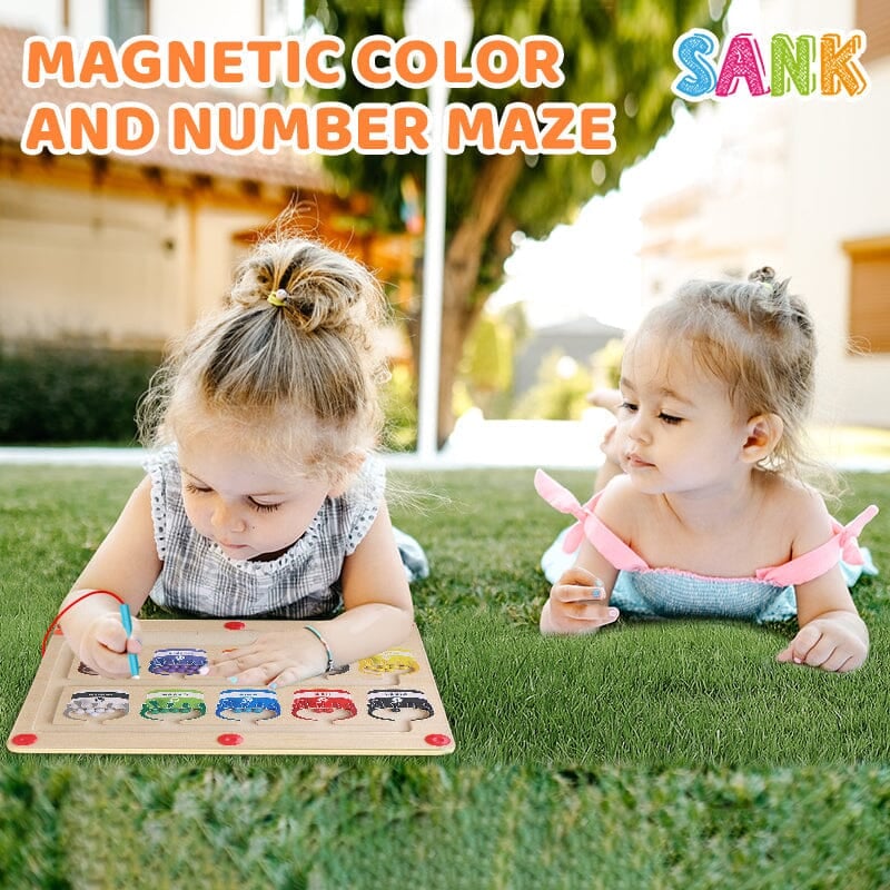 🔥Hot Sale 49% OFF - 2023 Newest Magnetic Colour and Number Maze🎁