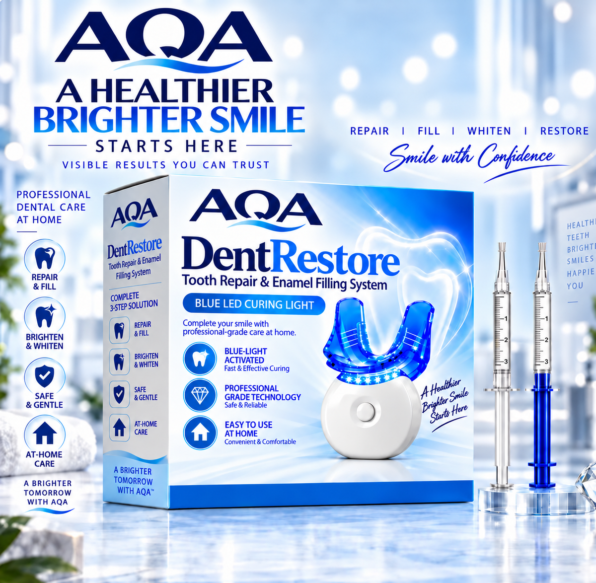 AQA® DentRestore Tooth Repair & Filling System