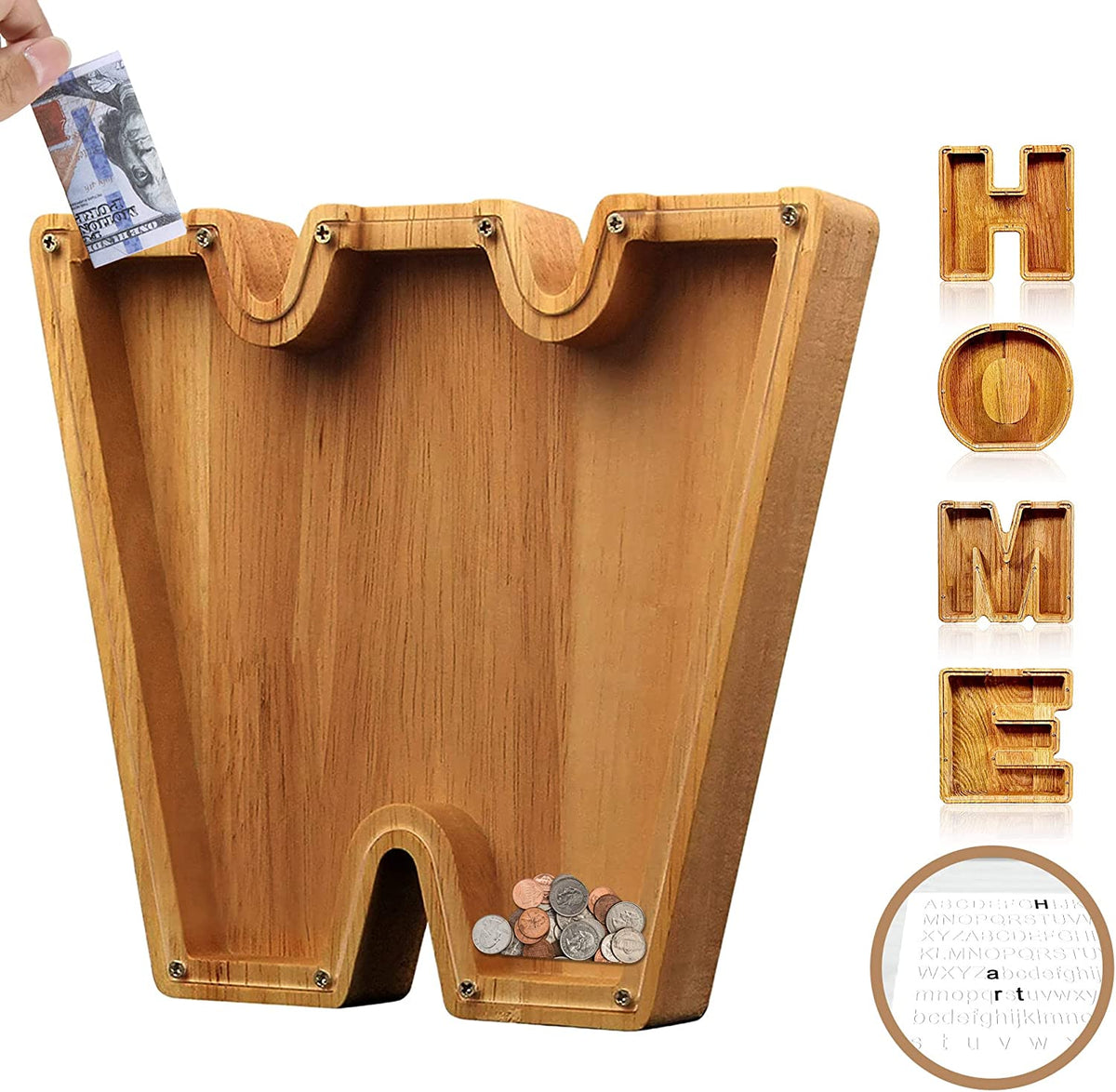 🔥HOT SALE🔥Piggy Bank-Wood Gift For Kids