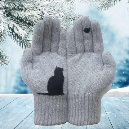 🎅Chrsitmas Sale 49% OFF🐱Cat Fan Cotton Gloves🎁Buy 3 Pairs Pay 2