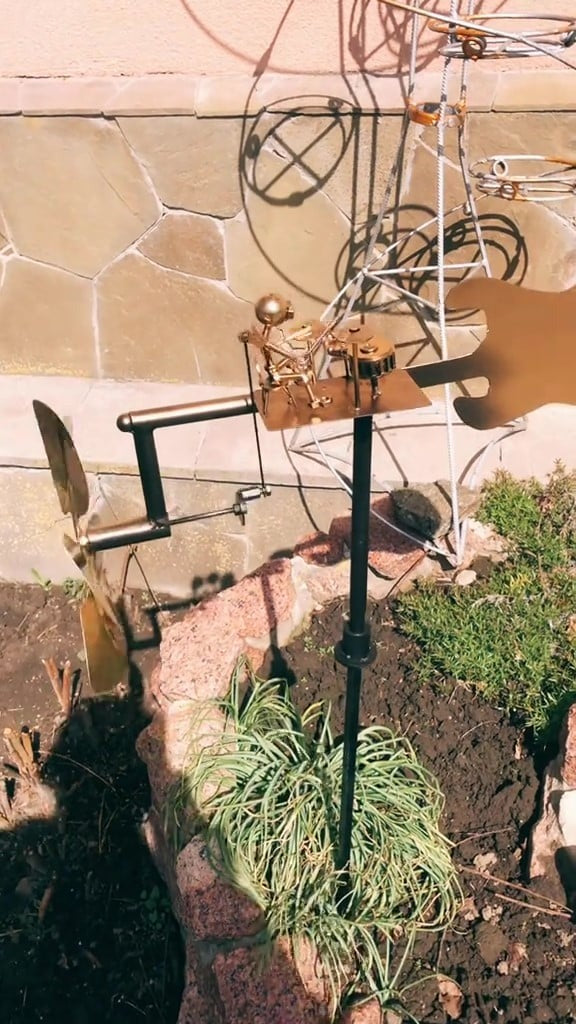 🔥Last Day 55% OFF🥁Handmade Metal Rock Band Windmill🎁