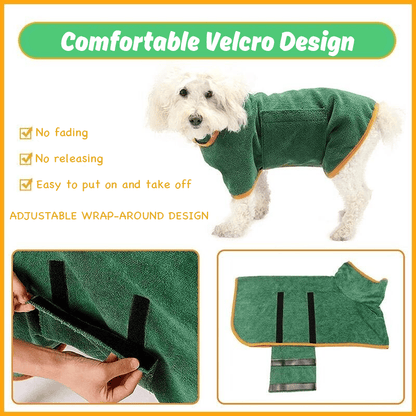 🔥New Year Sale 50% OFF🐕Super absorbent Pet Bathrobe🎁Buy 2 save 10%