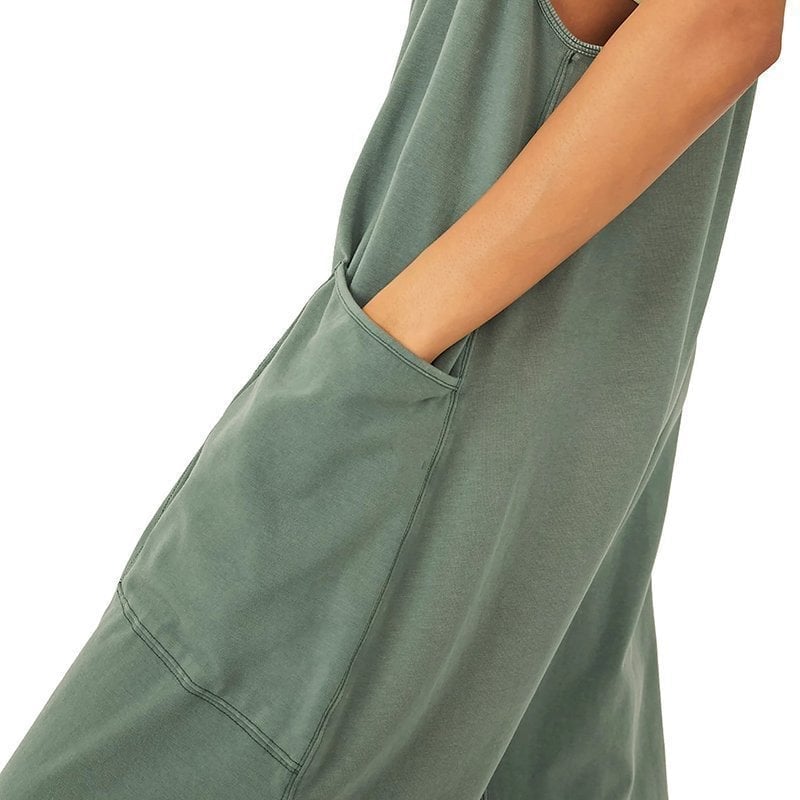 ⏰ BUY 3 PAY 2🔥Add 3 Pcs To Cart🏆2024 Wide Leg Jumpsuit with Pockets