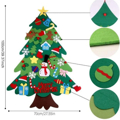 🎄Christmas Sale 49% OFF🎁DIY Felt Christmas Tree Set