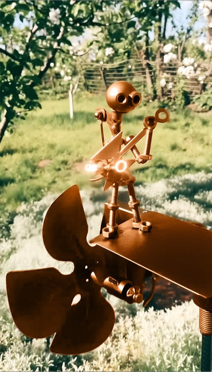 🔥Last Day 55% OFF🥁Handmade Metal Rock Band Windmill🎁