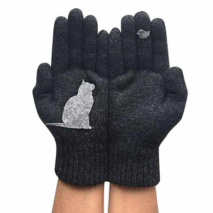 🎅Chrsitmas Sale 49% OFF🐱Cat Fan Cotton Gloves🎁Buy 3 Pairs Pay 2
