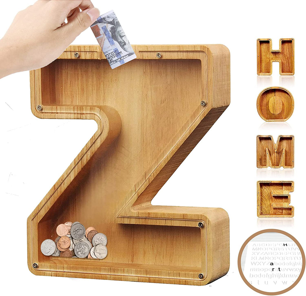 🔥HOT SALE🔥Piggy Bank-Wood Gift For Kids