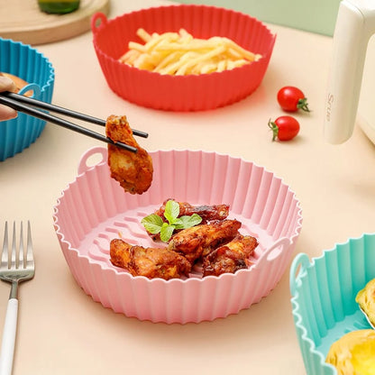 🎁New Year Hot Sale 50% OFF🎁Air Fryer Silicone Baking Tray🍟Buy 2 Get 1 Free&Free Shipping